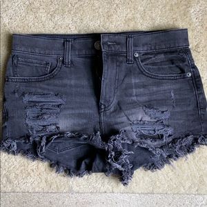 Distressed American eagle shorts